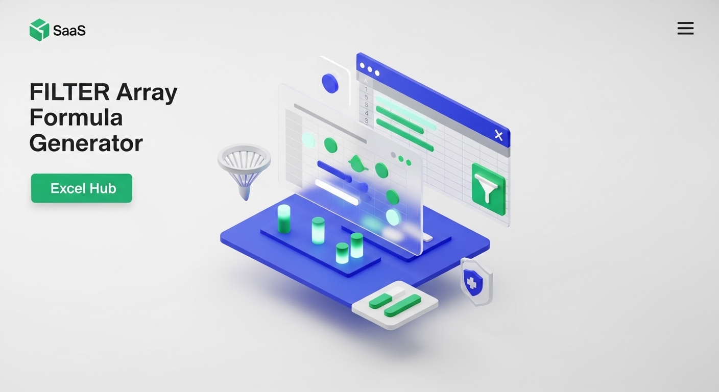 FILTER Array Formula Generator documentation