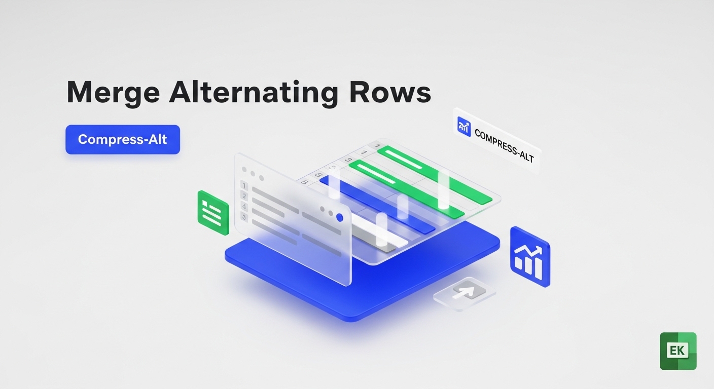 Merge Alternating Rows documentation